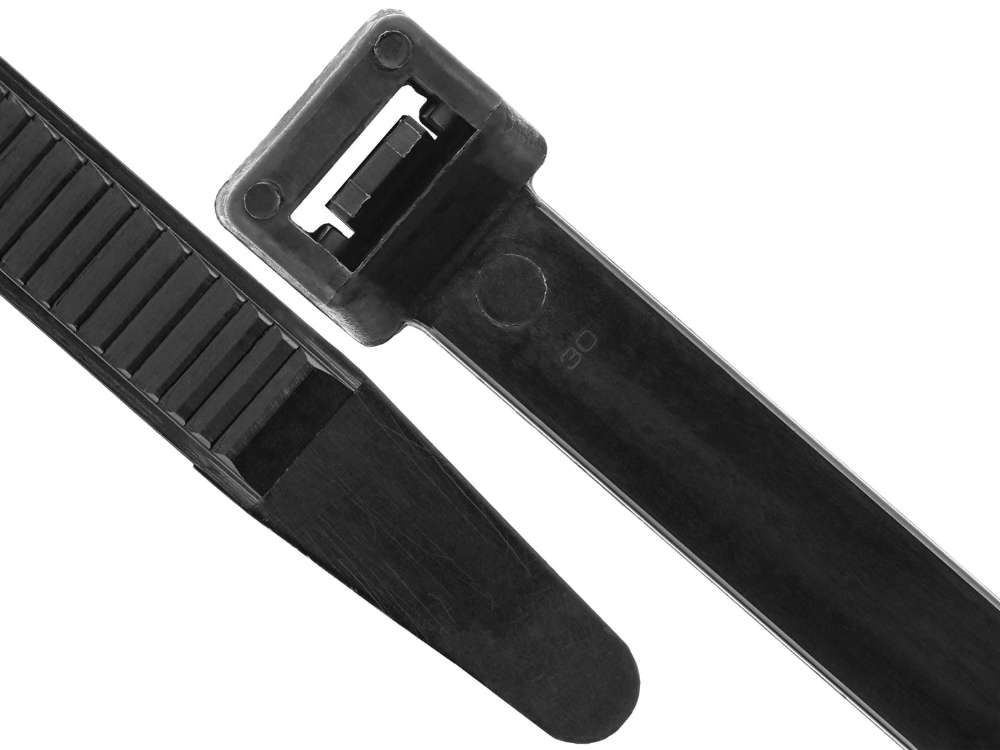 Cable Ties/Zip Ties - Black - 100pk - 10inch