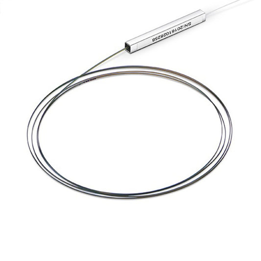 PLC Fiber Splitter 1 X 4 , Steel Tube, BARE FIBER 250UM, No Connector, Singlemode