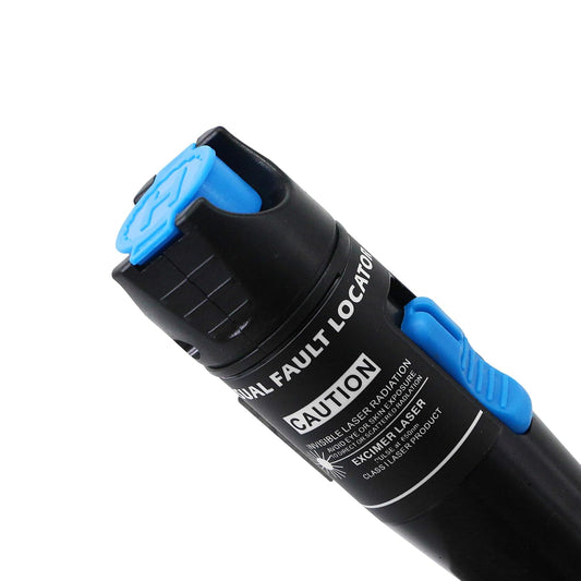 Visual Fault Locator, Red Light Pen Fiber Optic Cable Tester Meter, Cable Test Equipment Suitable for 2.5 mm Connector, Telecommunications Engineering