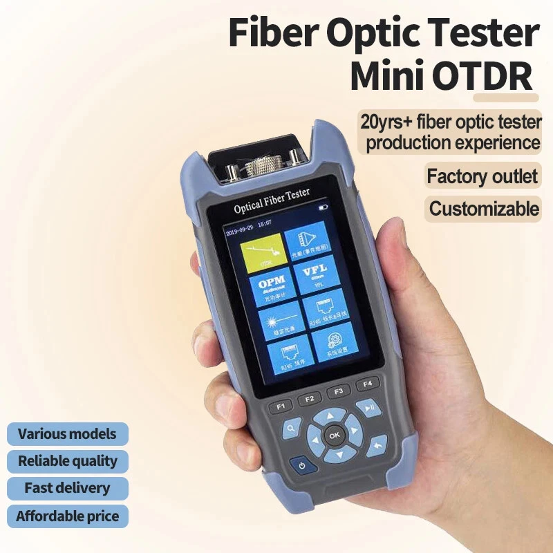 Pocket OTDR - OTDR 1310/1550nm 22/24dB Fiber Tester Optical Pocket OTDR Fiber Optic - FKEQU-094