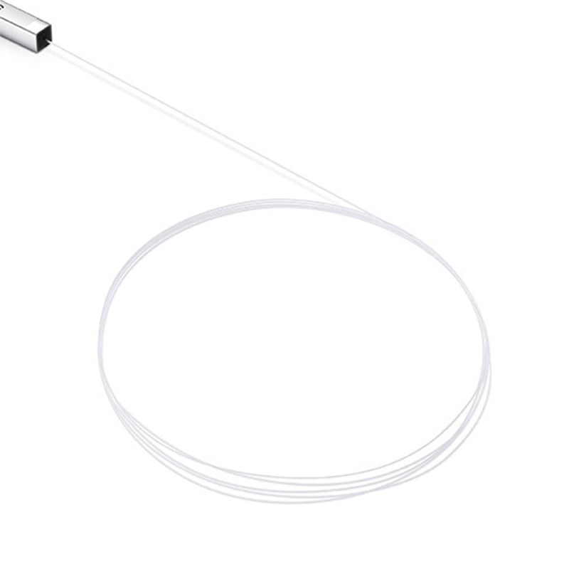 PLC FIBER SPLITTER 1 X 4 , STEEL TUBE, BARE FIBER 250UM, NO CONNECTOR, SINGLEMODE