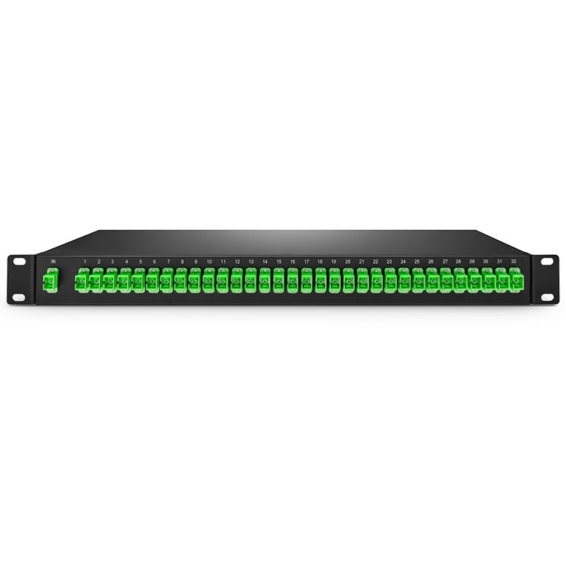 PLC Fiber Splitter 1 X 32, 1U 19” Rack Mount, SC/APC, Singlemode