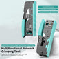 RJ45 Pass Through Crimp Tool, Ethernet Crimping Tool Kit All-in-one Crimper for Cat7 Cat6 Cat5 8P RJ45 6P RJ11/12 Connectors