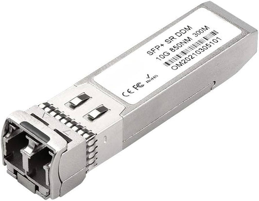 SFP-10G-SR 10GBASE-SR SFP+ 850nm 300m LC DOM Transceiver Module 5 Pack