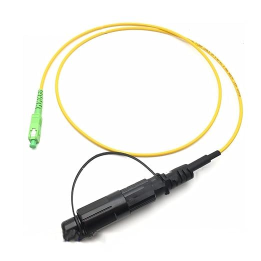 Fiber Patch Cable OptiTap®, 1M (3FT), Simplex SMF(G.657.A2), Mini-IP SC/APC TO Single SC/APC With 5.0MM LSZH Jacket, 2M