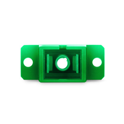 SC/APC to SC/APC Simplex OS2 Single Mode Fiber Optic Adapter/Coupler with Flange (10pcs/Pack)