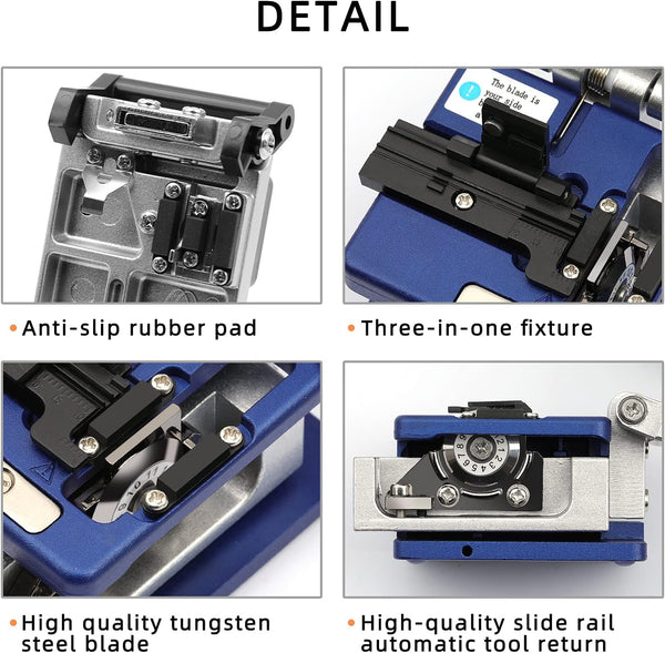 FC-6S Optical Fiber Cleaver Stripping Cutter Tool – Precision Fiber Op ...