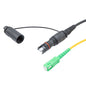 Fiber Patch Cable OptiTap®, 1M (3FT), Simplex SMF(G.657.A2), Mini-IP SC/APC TO Single SC/APC With 5.0MM LSZH Jacket, 2M