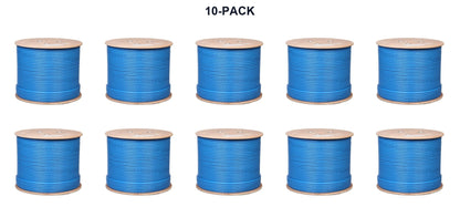 10-PACK CAT 6 Cables Outdoor 1000 FT/305M BOX 8 CORE 14AWG UTP SFTP Ethernet Network LAN
