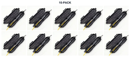 10-PACK FTTH Drop Splice Repair Joint Kit