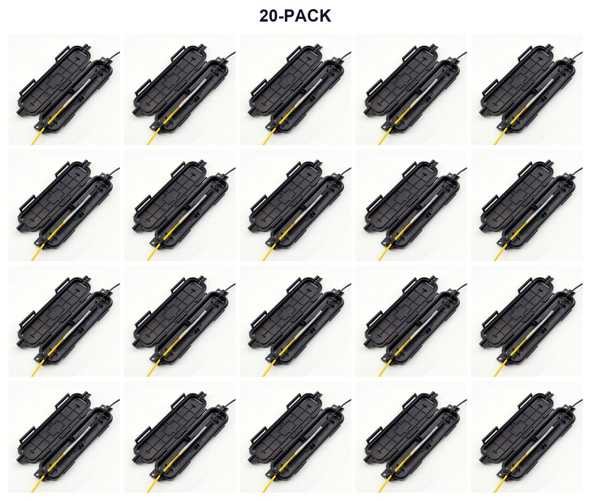 20-PACK FTTH Drop Splice Repair Joint Kit