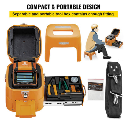 Fiber Optic Fusion Splicer VEVOR AI-9 Fiber Optic Splicing Machine